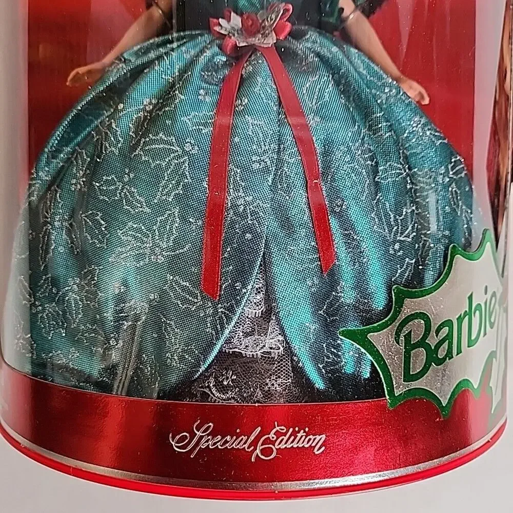 1995 Barbie Doll Special‎ Edition Happy Holidays Green Dress 14123 Christmas
